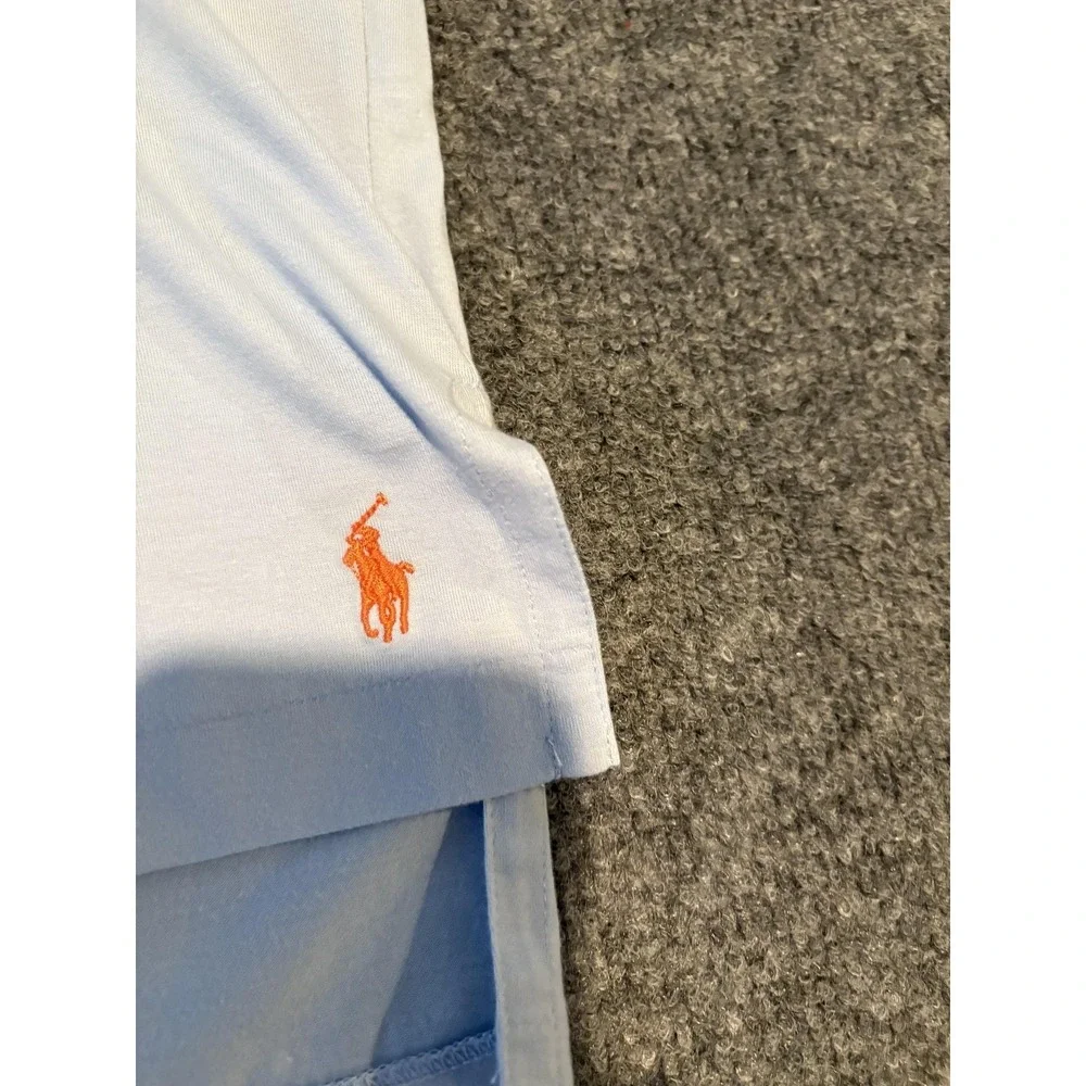 VTG‎ Polo Ralph Lauren Polo Shirt Mens Medium Pocket Single Stitch Pony